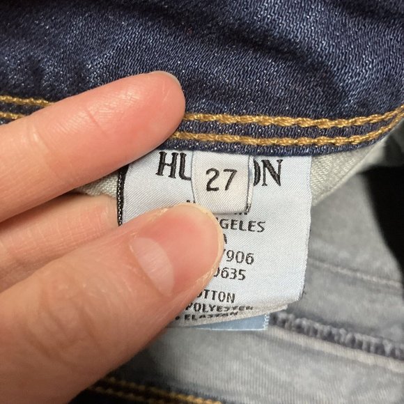 Hudson Collin Women’s Size 27 Blue Skinny Jeans - Picture 5 of 15